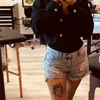 Firestone Tattoo - Medusa Tattoo by Alfonso - Tattoo Near Me - Downey, California Firestone Tattoo - Medusa Tattoo by Alfonso - Tattoo Near Me - Downey, California