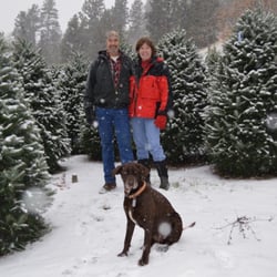 Green Ridge Tree Farm - Owners Fritz and LeAnn Ellett