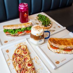 Azal Coffee - Fresh sandwiches, pastries, coffee, and refreshers served at Azal Coffee.