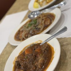 Goldilocks National City - Beef Kaldereta, Bangus Steak and Pancit Palabok