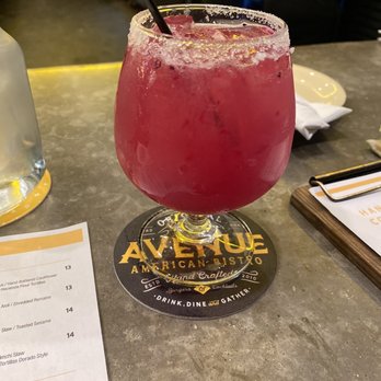 Avenue American Bistro - Dragonfruit Margarita - Sports Bars Near Me - Wayne, Michigan
