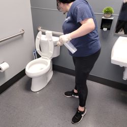 Overall Cleaning Services - getting the bathroom this sparkle