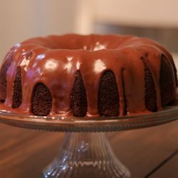Noble By The Pound - Chocolate Bundt Cake with Ganache Icing