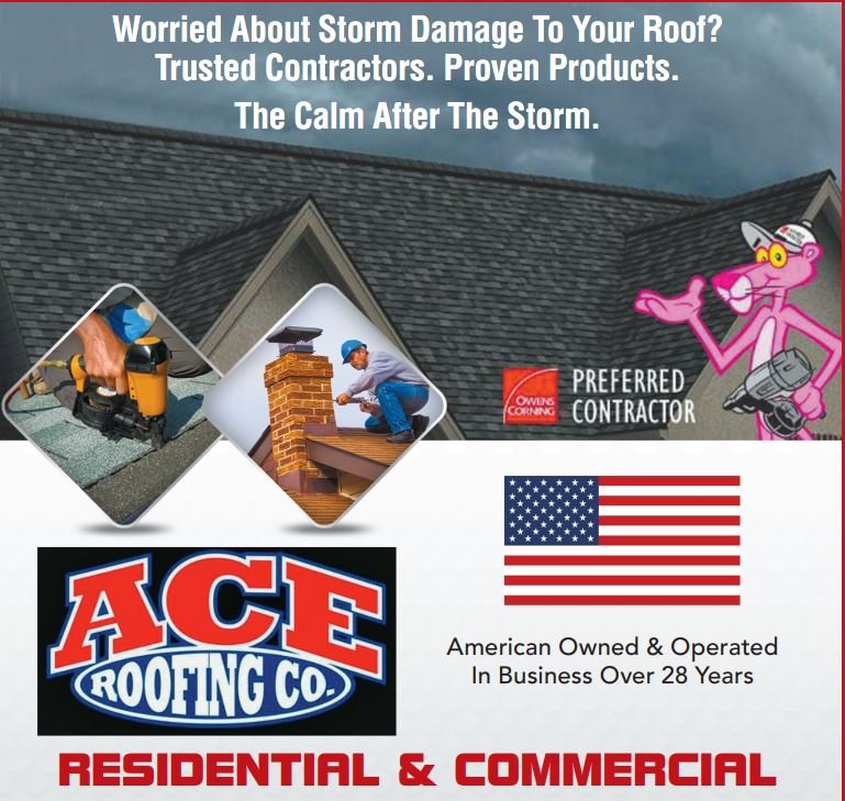 Slide of Ace Roofing