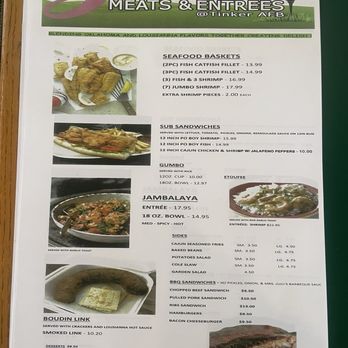 Janet's Meats and Entrees - Menu - Soul Food Near Me - Tinker Air Force Base, Oklahoma