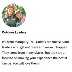 Wilderness Inquiry - Info from official website.   9/03/18