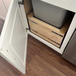 Cabinets To Go - As you can see from the photo, this is not a pull out trashcan