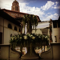 Anthos Floral Concepts - The Fountain at the Shakespeare Club in Pasadena