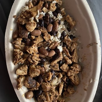 Chipotle Mexican Grill - This is my bowl. Chicken, brown rice, pinto and black beans. Best bowl around. $5 - Fast Food Near Me - Lehi, Utah Chipotle Mexican Grill - This is my bowl. Chicken, brown rice, pinto and black beans. Best bowl around. $5 - Fast Food Near Me - Lehi, Utah