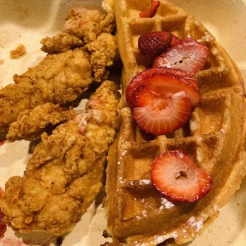 Connie's Chicken And Waffles - Connies Buttermilk Waffle with Chicken Breast Tenders - Waffles Near Me - Baltimore, Maryland Connie's Chicken And Waffles - Connies Buttermilk Waffle with Chicken Breast Tenders - Waffles Near Me - Baltimore, Maryland