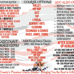 Ultimate Dance Center - All about UDC! Read here for our programs & pricing!