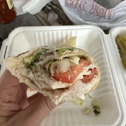 Juno Beach Subs & Grub - NOT a turkey hoagie/sub. Not sure what this is.