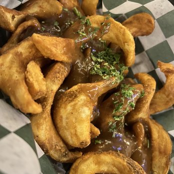 Salty Shamrock - Fries and Guinness Gravy - Seafood Near Me - Apollo Beach, Florida Salty Shamrock - Fries and Guinness Gravy - Seafood Near Me - Apollo Beach, Florida