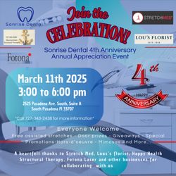 Sonrise Dental - Come to celebrate with us, great opportunity to meet our team and our office- We can not wait to see you .