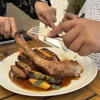 JUSTIN Vineyards & Winery - da tomahawk pork chop - Wineries Near Me - Paso Robles, California JUSTIN Vineyards & Winery - da tomahawk pork chop - Wineries Near Me - Paso Robles, California