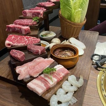 GAN-HOO BBQ - Meat staircase - Barbeque Near Me - Flushing, New York