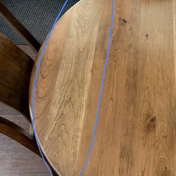Good's Home Furnishings - A strip of table was not stained properly during manufacturing process