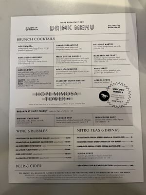 Menu photo 5 Hope Breakfast Bar - St. Paul Saint Paul, MN