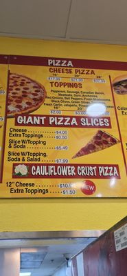 Menu photo 1 NY Giant Pizza Oceanside, CA