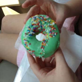 Dear Donut Man - a green frosted donut with sprinkles - Donuts Near Me - Friendswood, Texas Dear Donut Man - a green frosted donut with sprinkles - Donuts Near Me - Friendswood, Texas