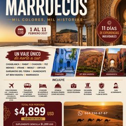 Lobato Tours - Marruecos del 1 al 11 de febrero, 2027