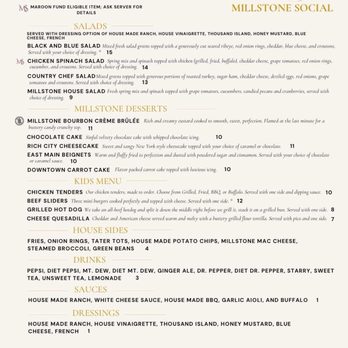Millstone Social - Menu - Tacos Near Me - Richmond, Kentucky