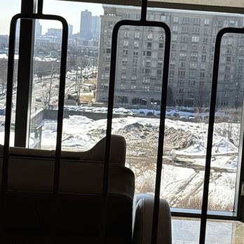 SoJo Spa Club - view from lounge chairs in quiet area - Saunas Near Me - Edgewater, New Jersey