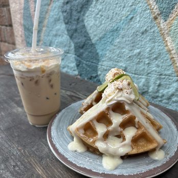 Cafe Vino Tinto - Key lime waffle - Coffee Roasteries Near Me - Safety Harbor, Florida Cafe Vino Tinto - Key lime waffle - Coffee Roasteries Near Me - Safety Harbor, Florida