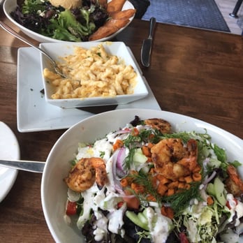 Barrel + Rye - Shrimp salad - dressing was to die for (seriously). Mac and cheese - big portion and super tasty! Fattoush salad. - Cocktail Bars Near Me - Geneva, Illinois