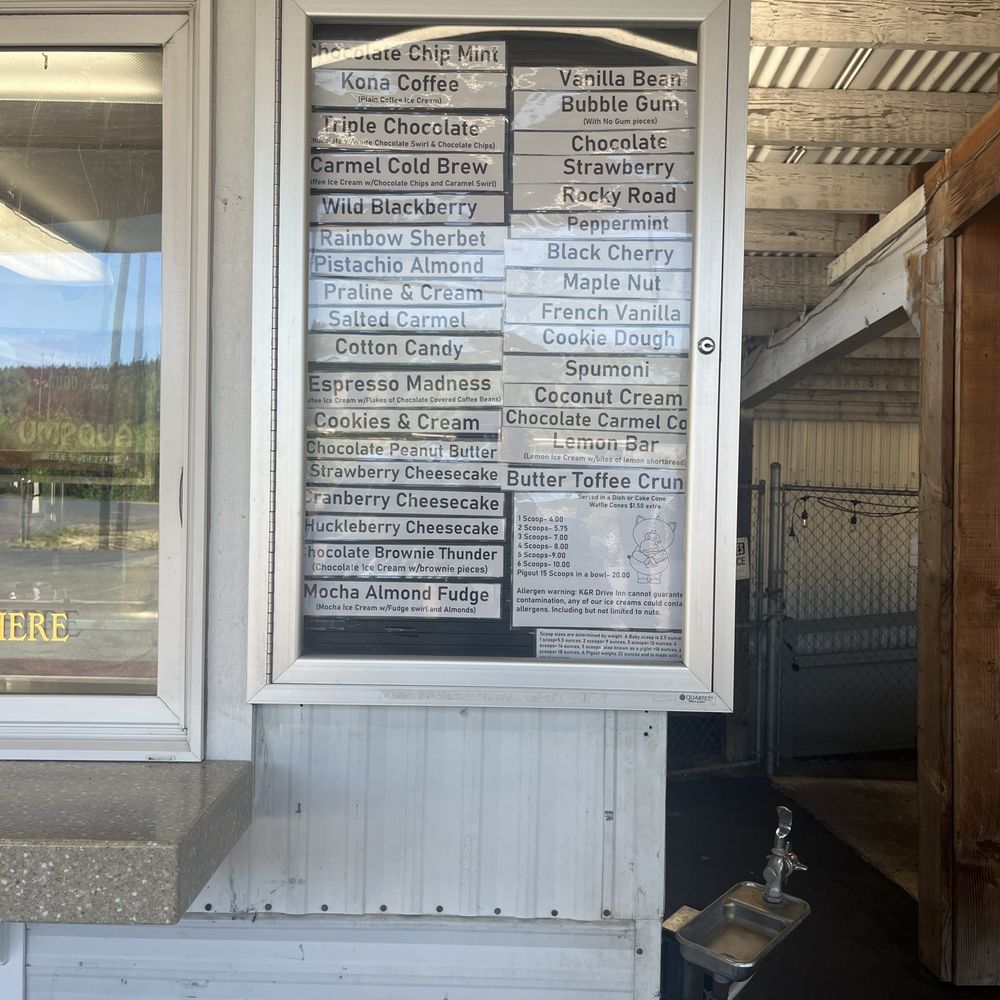 K-R Drive Inn - Burgers Near Me - Oakland, Oregon