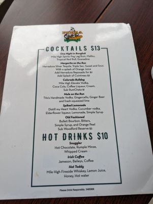 Menu photo 6 Pizza On the Run Keystone, CO