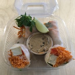 $6.50 Vegan Tofu Spring Rolls