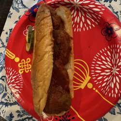 Meatball sub. Very bare and what you see is what you get.