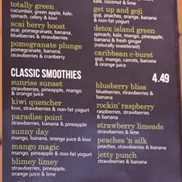 Smoothie List Smoothie List