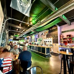 The Brew Room - Plenty of seating inside and outside. Live music