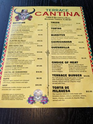 Menu photo 5 Terrace Cantina Oakbrook Terrace, IL