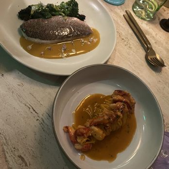 Paradisaea - Red Snapper and Lobster Spaghetti - New American Near Me - San Diego, California