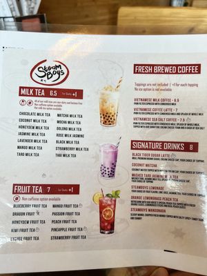 Menu photo 5 Steam Boys Nashville, TN