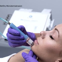 Treat - Our wet/dry microdermabrasion help to exfoliate and polish your skin.