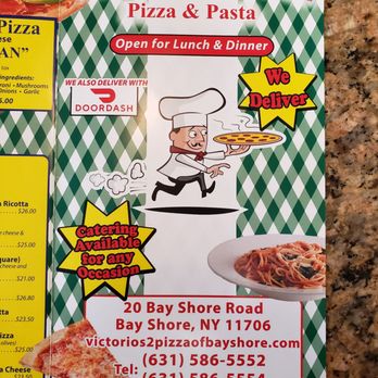 Victorio's II - Menu cover January 2024 - Pizza Near Me - Bay Shore, New York Victorio's II - Menu cover January 2024 - Pizza Near Me - Bay Shore, New York