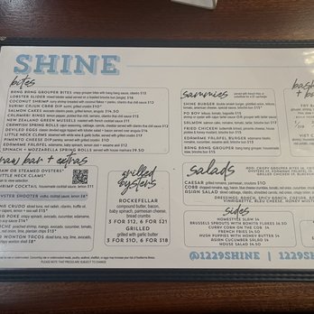 1229 Shine - Menu - Seafood Near Me - Myrtle Beach, South Carolina 1229 Shine - Menu - Seafood Near Me - Myrtle Beach, South Carolina