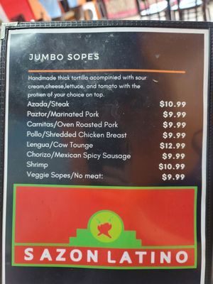Menu photo 4 El Sazon Latino Kissimmee, FL Menu photo 4 El Sazon Latino Kissimmee, FL