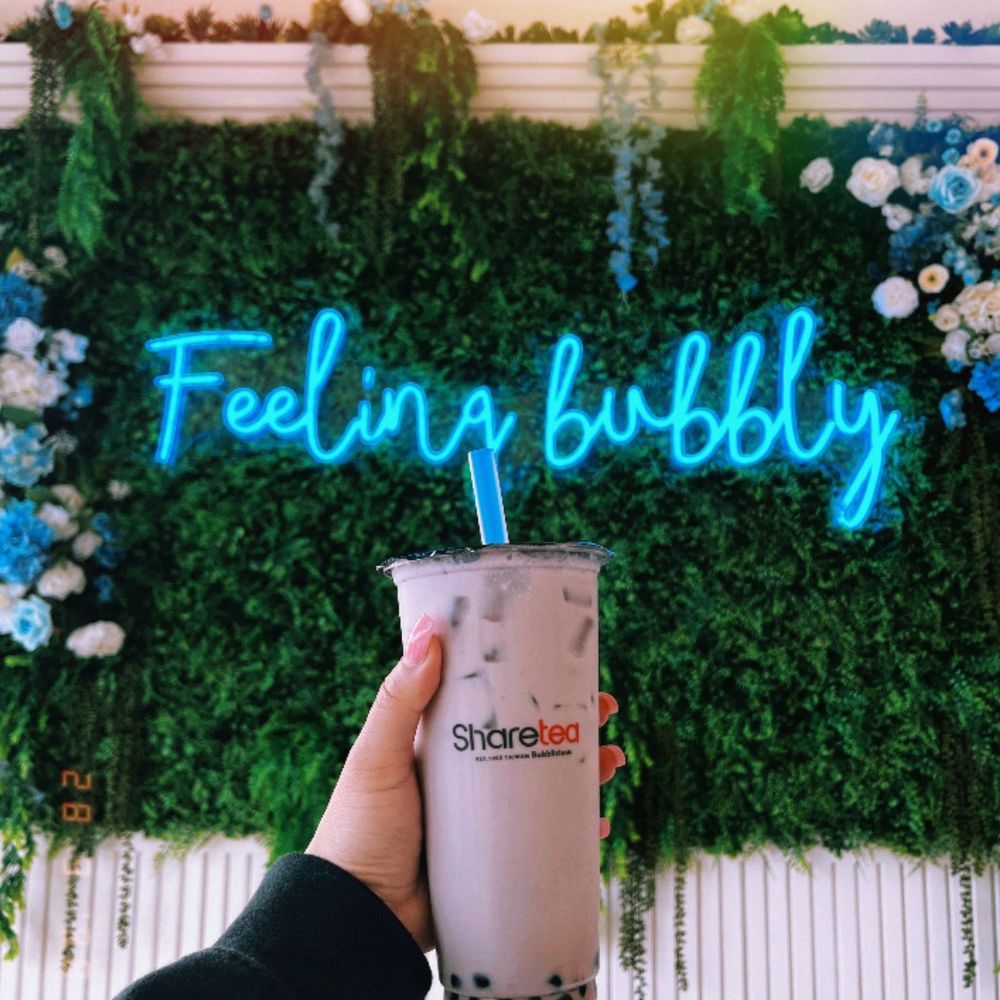 Sharetea - TARO MILK TEA WITH BOBA (light boba) - Bubble Tea Near Me - Rialto, California Sharetea - TARO MILK TEA WITH BOBA (light boba) - Bubble Tea Near Me - Rialto, California