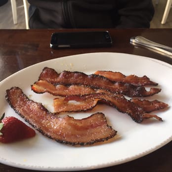 Syrup Downtown - Crack bacon. Wasn't for me. - Breakfast & Brunch Near Me - Denver, Colorado