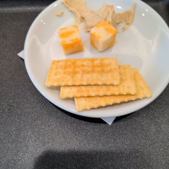Admirals Club - Hummus, cheese and crackers. - Airport Lounges Near Me - Honolulu, Hawaii