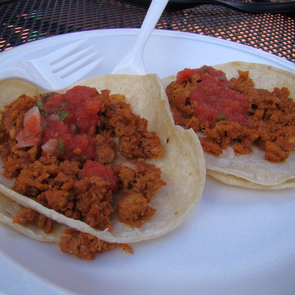 The Sand Trap - chorizo tacos $1 Happy Hour Special - Mexican Near Me - Avalon, California