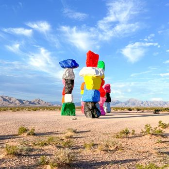 Seven Magic Mountains - Public Art Near Me - Las Vegas, Nevada