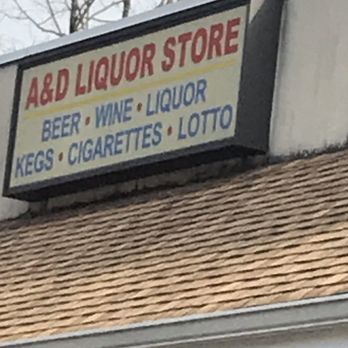 A & D Package Store - a sign for a liquor store - Beer, Wine & Spirits Near Me - Wallingford, Connecticut