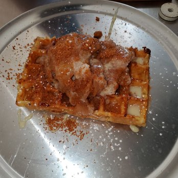 The Waffle Factory - Apple pie Belgian waffle - Breakfast & Brunch Near Me - Webster, New York