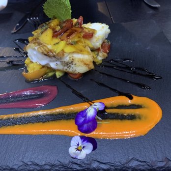 Trattoria 360 - Spigola cilena alle mango (Chilean sea bass) 10/10 - Italian Near Me - Campbell, California